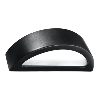 Image de Applique céramique ATENA noir 1xE27 15W céramique/verre 10x14.5x40.5cm Sollux Lighting