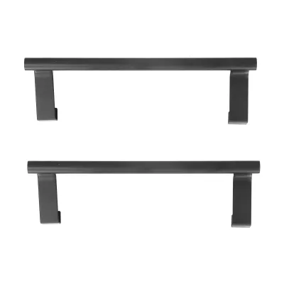 Imagen del producto de Soporte para toallas, sujetatoallas, barra para toallas, toallero para puerta de armario, toallero resistente, artículos de almacenamiento para el hogar