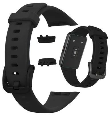 Zdjęcie produktu dla Pasek ChronSmarta do smartband'a Huawei Band 6 (Czarny)