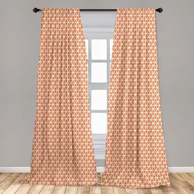 Produktbild von Abakuhaus, Fenstervorhänge, Groovy Weiche Triangles, 2-Panel-Set, 150 x 225 cm