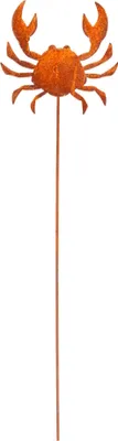 Produktbild von Rost Gartenstecker Krebs 60 cm maritime Edelrost Gartendeko Metall Rostdeko