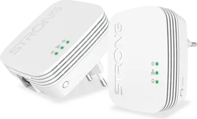 Produktbild von Strong POWERL600DUOMINI PowerLine Adapter 600Mbit/s Ethernet LAN Biały 2 szt