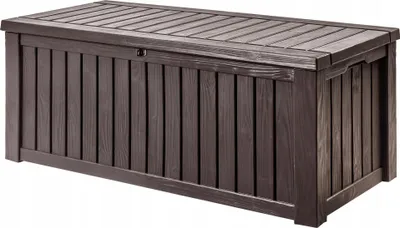 Produktbild von Garten Aufbewahrungsbank - Auflagenbox - Volumen 570 l - Balkon & Garten - Sitzbank - Groß
