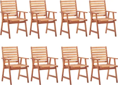 Zdjęcie produktu dla VidaXL 3078398, Taras, Obite siedzisko, Drewno akacjowe, Czerwony, Poliester, 560 mm