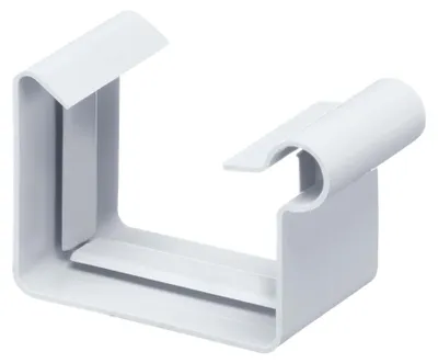 Produktbild von INEFA Rinnenverbinder Kastenrinne, PVC NW68 / 68mm Weiß Verbinder für Dachrinne Kunststoff, Dachrinnenzubehör,  Germany