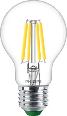 Obrázek produktu pro Philips Čirá žárovka s tradičním vzhledem 40 W, A60 E27, 2,3 W, 40 W, E27, 485 lm, 50000 h, Chladná bílá