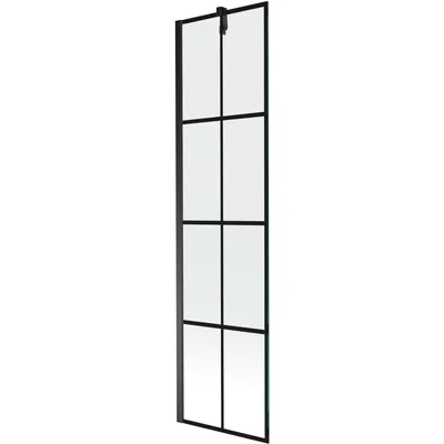 Image de Mexen Next Pare-baignoire 1 vantail 50 x 150 cm, motif noir, noir - 895-050-000-00-77-70