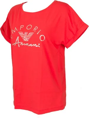 Immagine prodotto di T-shirt maglietta donna manica corta girocollo cotone EMPORIO ARMANI articolo 164340 0P291, XS, Cotone 100%