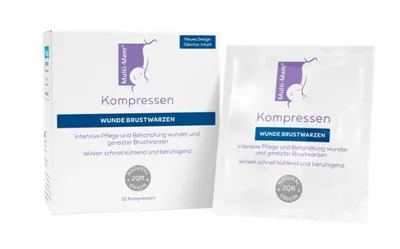 Obrázek produktu pro Multi-Mam, Kompresy na bolące brodawki, 12 sztuk (PRODUKT Z NIEMIEC)