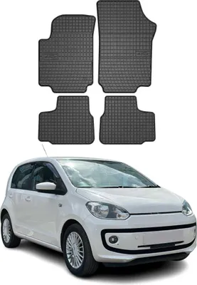 Obrázok produktu pre 2011-2025 VW Up podlahové rohože gumové čierne 4 ks