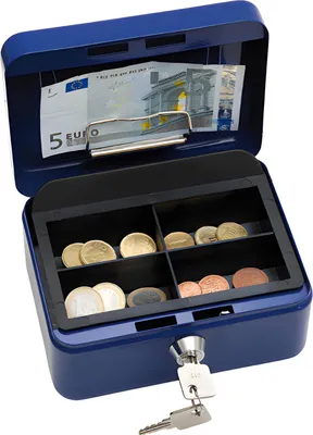 Zdjęcie produktu dla Kaseta na pieniądze WEDO z klipsem, czarna, (szer.) 152 x (wys.) 115 x 80 mm