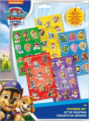 Immagine prodotto di Set di adesivi Paw Patrol 5 pezzi.