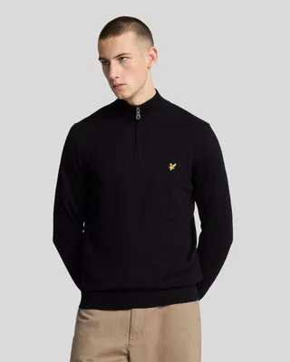 Zdjęcie produktu dla Lyle & Scott Bawełna Merino 1/4 Zip Pullover Herren