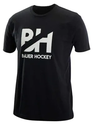 Imagen del producto de Bauer - Camiseta para hombre "Overbranded" (modelo PP9117) (Talla S) (Negra)