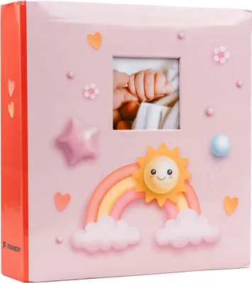 Obrázek produktu pro Fotoalbum samolepicí 22,5x28 cm 100 stran dětské Rainbow 2