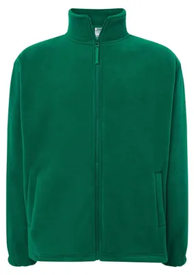 Imagen del producto de JHK - Chaqueta de forro polar con cremallera completa para hombre, modelo LT4147 (talla XS), color verde irlandés