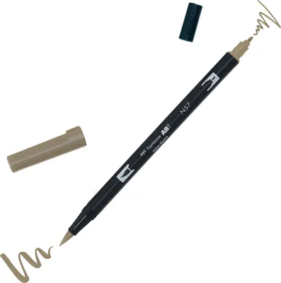 Image de Tombow ABT-N57ABT Dual Brush Pen N57 warm gray 5