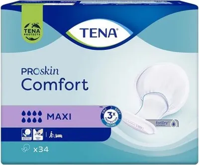 Image de Tena Comfort Maxi - 4 paquets de 34 protections