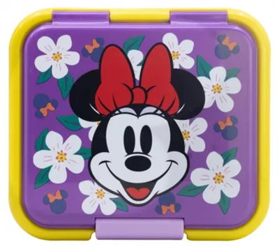 Produktbild von Minnie Mouse Sunshine Kinder Premium Lunchbox Brotdose Frühstücks-Box Vesper-Dose mit 3 Fächern