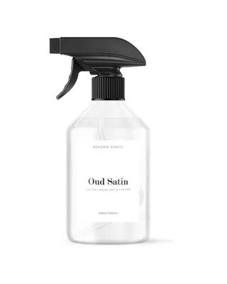 Produktbild von BOHORIA Raumspray Oud Satin – Luxus Raumduft mit Oud, Rose, Amber & Vanille – Premium Lufterfrischer 500 ml für Zuhause, Bad & Büro