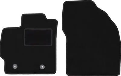 Obrázok produktu pre Predné Velúrové autokoberce Standard na mieru pre: Toyota Prius III (2009-2011, hatchback) černé, sada 2 ks, s úchyty