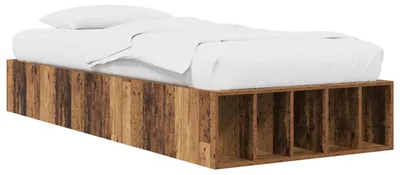Immagine prodotto di vidaXL Struttura letto con contenitore in legno di recupero 80 x 200 cm in materiale composito