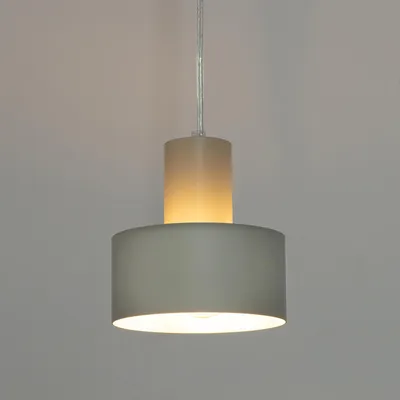 Immagine prodotto di Lampada a sospensione RIF grigio chiaro 1xE27x15W in metallo, dimensioni: 90x15x15 cm, IP20, Sigma Lighting