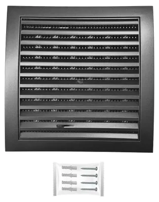 Obrázok produktu pre Ventilačná mriežka, štvorcová, 150 x 150 mm, s ochranou proti hmyzu