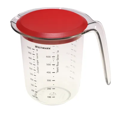 Obrázek produktu pro Westmark 30662270, 1 l, g, ml, oz, Plast, Červená, Průhledná, Německo