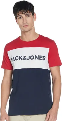 Produktbild von Jack & Jones T-Shirt T-Shirt Rundhals JJELOGO BLOCKING TEE