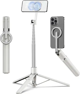 Productafbeelding van Selfiestick statief 173 cm, aluminium, 360 graden draaibaar, met afstandsbediening, voor smartphones