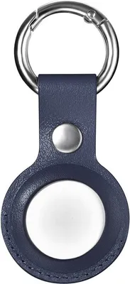 Produktbild von Case für AirTag Schutz Hülle Cover Schlüsselanhänger Apple AirTag Cover Case Tracker Tasche Blau