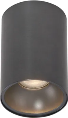 Zdjęcie produktu dla QAZQA – nowoczesny, nowoczesny reflektor do zabudowy Gunmetal GU10 50 mm – salon I sypialnia – okrągły, aluminiowy – przystosowany do żarówek LED GU10