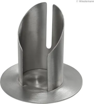 Produktbild von 70 mm Röhren Kerzenleuchter Silber matt gebürstet