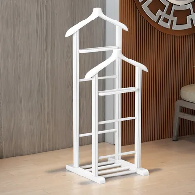 Produktbild von Skye Decor, Beta Double - White, Kommode, Herrendiener, Weiß, Holz, 33,5 x 120 x 46 cm