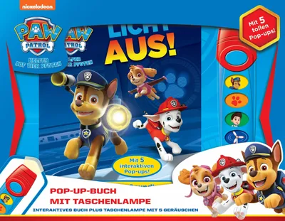 Produktbild von PAW Patrol, Licht aus! - Pop-up-Buch mit Taschenlampe - Bilderbuch mit 5 coolen Geräuschen