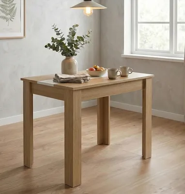 Produktbild von VCM VCM Esstisch, Holzwerkstoff Küchentisch H. 75 x B. 80 x T. 50 cm, kompakter Speisetisch für Küche & Essbereich, Tisch Disalo