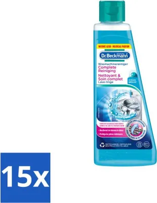 Obrázek produktu pro Dr. Beckmann Čistič praček Ocean Breeze 250 ml – výhodné balení – 15 kusů
