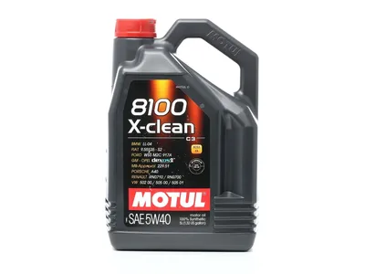 Produktbild von 5 Liter MOTUL 5W-40 8100 X-clean BMW Longlife-04 Ford WSS-M2C917-A DEXOS 2 MB 229.51 Porsche A40 Renault RN0700 Renault RN0710 VW 502 00 VW 505 00 VW 505 01 Fiat 9.55535-S2