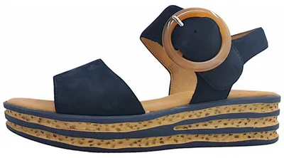Immagine prodotto di Sandali da donna Gabor, modello alto, colore blu, ideali per il tempo libero
