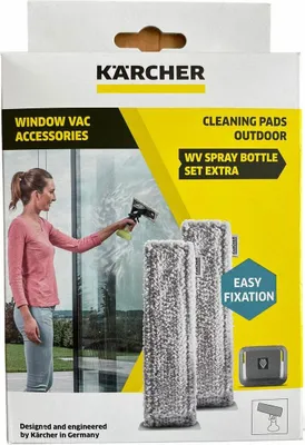 Produktbild von Kärcher 2.633-131.0, Reinigungstuch, Kärcher, WV 2 Plus WV 2 Premium WV 2 Premium Plus WV 5 Premium, Grau, Mikrofaser, 275 mm