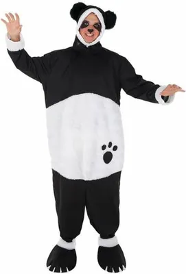 Produktbild von Pandabär Kostüm für Erwachsene XL (3 Teile)
