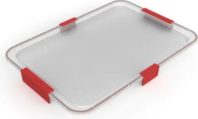 Produktbild von Deckel mit Dichtung für Box 45 l ALBRIS, Farbe:Rot