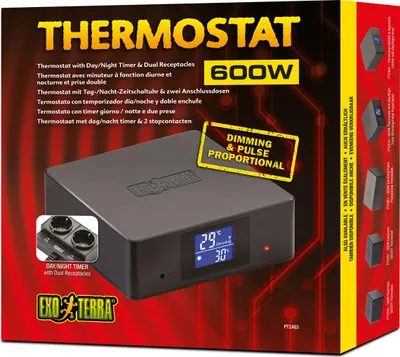 Immagine prodotto di Exo Terra Termostato con doppia presa 600 W