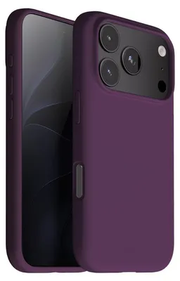 Image de Coque magnétique Crong Color Cover, compatible avec iPhone 18 Pro Max / 17 Pro Max (couleur prune)