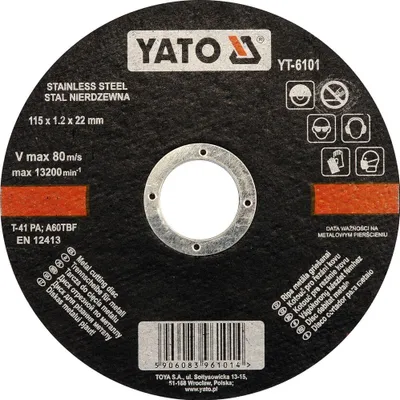 Immagine prodotto di Disco da taglio per acciaio inox / acciaio metallico INOX Disco flessibile per smerigliatrice angolare, dimensioni: 115x1,2x22mm