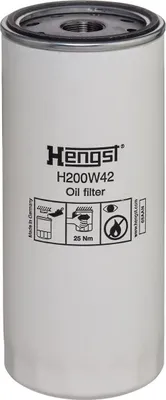 Produktbild von Ölfilter anschraubbar 262 mm HENGST FILTER passend für u.a. u.a. VOLVO A