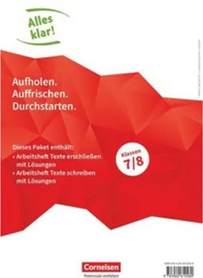 Produktbild von Alles klar! Deutsch. Sekundarstufe I 7./8. Schuljahr. Texte erschließen und schreiben