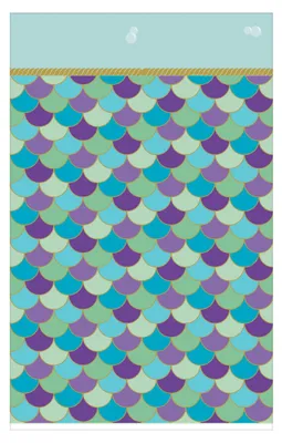 Produktbild von Meerjungfrau Träume Papiertischdecke 120x180cm - Einheitsgröße