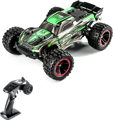 Zdjęcie produktu dla Samochód zdalnie sterowany, 1:14 4WD 2,4 GHz zdalnie sterowana ciężarówka 75 km/h szybki pojazd przegubowy z silnikiem bezszczotkowym
